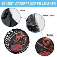 Samoan Pride Polynesian Tribal Warrior Spare Tire Cover 685 Samoa Mo Samoa LT9 - Polynesian Pride