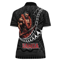 Samoan Pride Polynesian Tribal Warrior Women Polo Shirt 685 Samoa Mo Samoa LT9 - Polynesian Pride