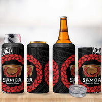 Samoan Tanoa Kava Bowl Ula Fala 4 in 1 Can Cooler Tumbler Polynesian Tribal Vibe
