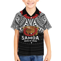 Samoan Tanoa Kava Bowl Ula Fala Family Matching Tank Maxi Dress and Hawaiian Shirt Polynesian Tribal Vibe