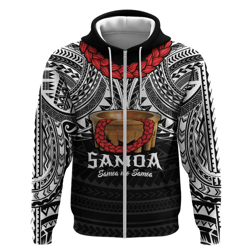 Samoan Tanoa Kava Bowl Ula Fala Hoodie Polynesian Tribal Vibe