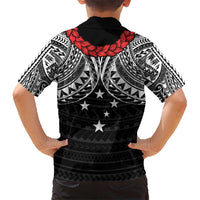Samoan Tanoa Kava Bowl Ula Fala Kid Hawaiian Shirt Polynesian Tribal Vibe