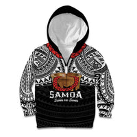 Samoan Tanoa Kava Bowl Ula Fala Kid Hoodie Polynesian Tribal Vibe LT9 Zip Hoodie Brown - Polynesian Pride