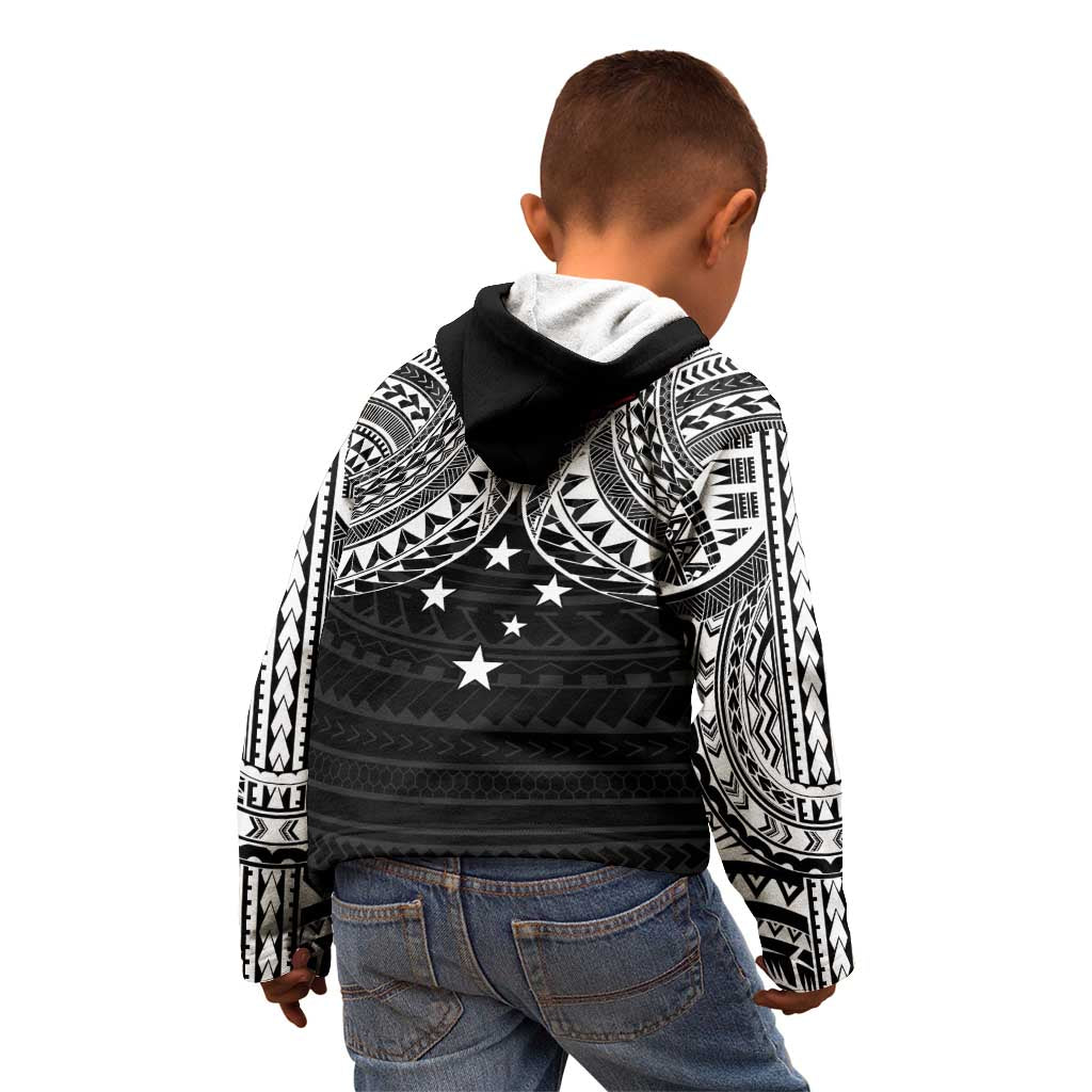 Samoan Tanoa Kava Bowl Ula Fala Kid Hoodie Polynesian Tribal Vibe LT9 - Polynesian Pride