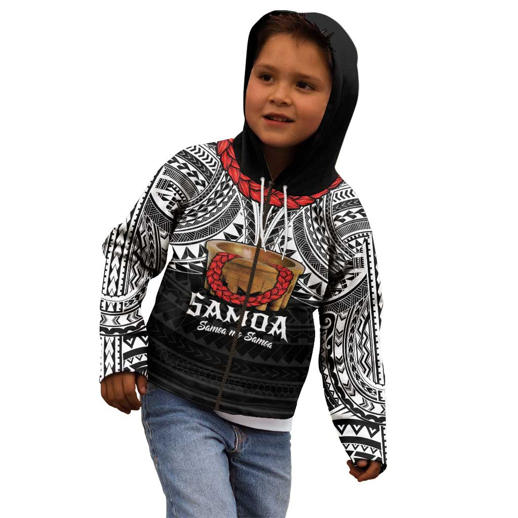 Samoan Tanoa Kava Bowl Ula Fala Kid Hoodie Polynesian Tribal Vibe LT9 - Polynesian Pride