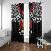 Samoan Tanoa Kava Bowl Ula Fala Window Curtain Polynesian Tribal Vibe
