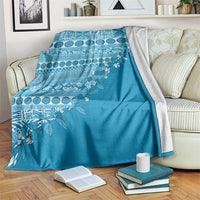 Fiji Marau na Kerisimasi Blanket Aqua Tagimoucia Tapa Masi Tribal - Polynesian Pride