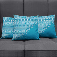 Fiji Marau na Kerisimasi Pillow Cover Aqua Tagimoucia Tapa Masi Tribal LT9 - Polynesian Pride