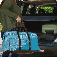 Fiji Marau na Kerisimasi Travel Bag Aqua Tagimoucia Tapa Masi Tribal LT9 - Polynesian Pride