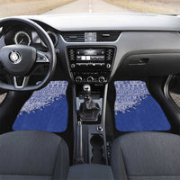 Fiji Marau na Kerisimasi Car Mats Blue Tagimoucia Tapa Masi Tribal - Polynesian Pride