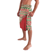 Fiji Marau na Kerisimasi Lavalava Red Tagimoucia Tapa Masi Tribal - Polynesian Pride