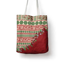 Fiji Marau na Kerisimasi Tote Bag Red Tagimoucia Tapa Masi Tribal - Polynesian Pride