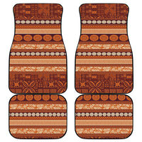 Fiji Marau na Kerisimasi Car Mats Gold Tapa Masi Inspired Christmas - Polynesian Pride