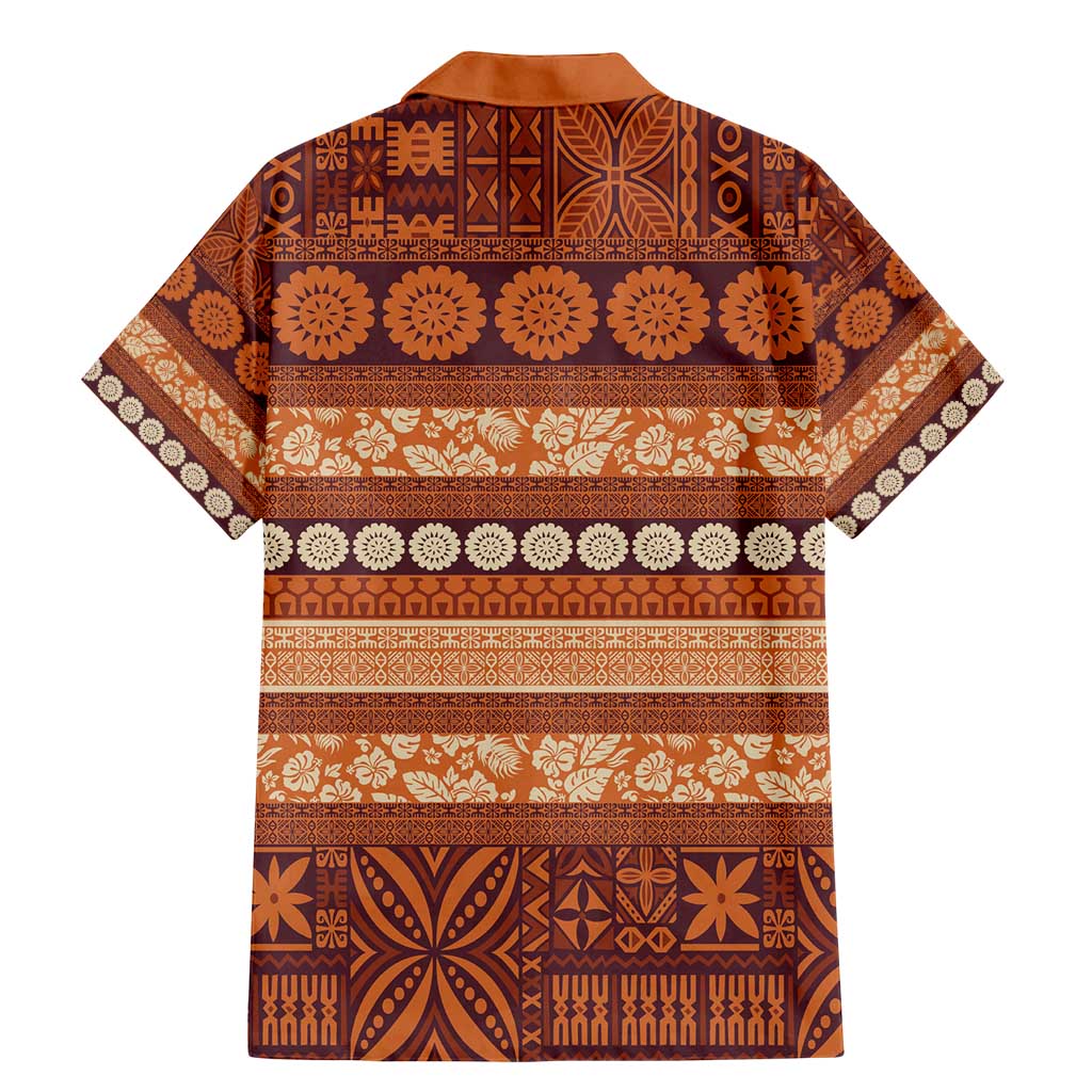 Fiji Marau na Kerisimasi Family Matching Mermaid Dress and Hawaiian Shirt Gold Tapa Masi Inspired Christmas - Polynesian Pride