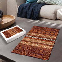 Fiji Marau na Kerisimasi Puzzle Gold Tapa Masi Inspired Christmas - Polynesian Pride