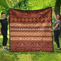 Fiji Marau na Kerisimasi Quilt Gold Tapa Masi Inspired Christmas - Polynesian Pride