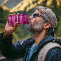 Fiji Marau na Kerisimasi 4 in 1 Can Cooler Tumbler Pink Tapa Masi Inspired Christmas - Polynesian Pride