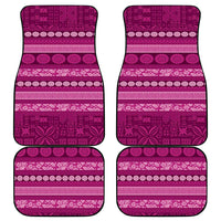Fiji Marau na Kerisimasi Car Mats Pink Tapa Masi Inspired Christmas - Polynesian Pride