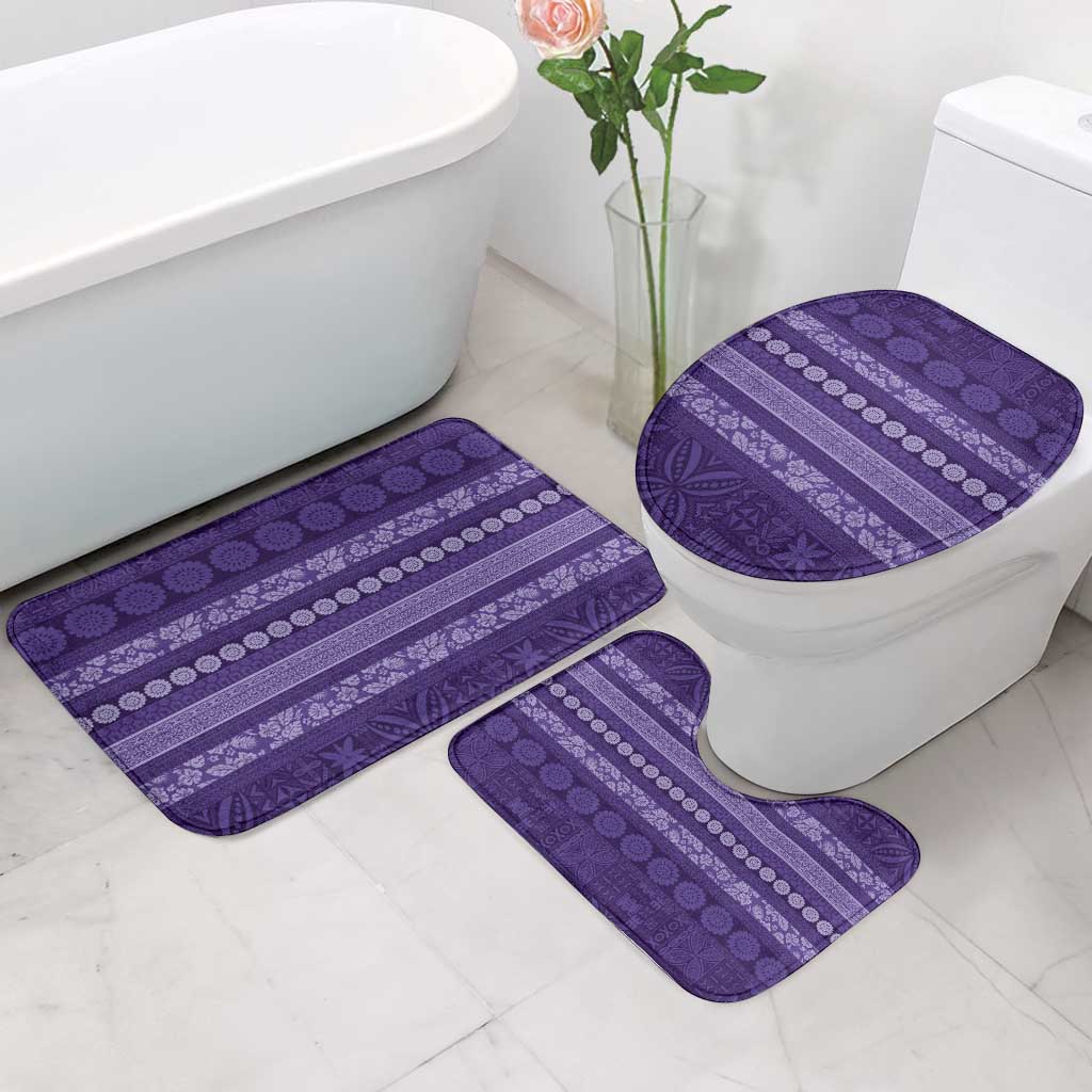 Fiji Marau na Kerisimasi Bathroom Set Purple Tapa Masi Inspired Christmas - Polynesian Pride