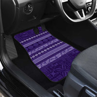 Fiji Marau na Kerisimasi Car Mats Purple Tapa Masi Inspired Christmas - Polynesian Pride
