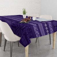 Fiji Marau na Kerisimasi Tablecloth Purple Tapa Masi Inspired Christmas - Polynesian Pride