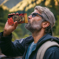 Maori Kiwi Soldier Fern Tattoo ANZAC Day 4 in 1 Can Cooler Tumbler Lest We Forget