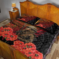 Maori Kiwi Soldier Fern Tattoo ANZAC Day Quilt Bed Set Lest We Forget