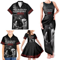 New Zealand Mother's Day Family Matching Tank Maxi Dress and Hawaiian Shirt Maori Hongi Aroha Ahau Ki A Koe Mama LT9 - Polynesian Pride