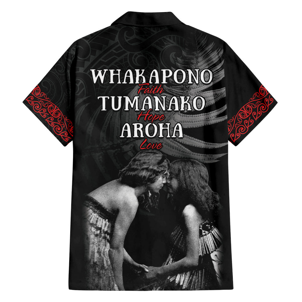 New Zealand Mother's Day Family Matching Tank Maxi Dress and Hawaiian Shirt Maori Hongi Aroha Ahau Ki A Koe Mama LT9 - Polynesian Pride