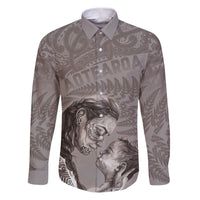 New Zealand Mother's Day Family Matching Puletasi and Hawaiian Shirt Maori Mo Toku Mama Silver Fern