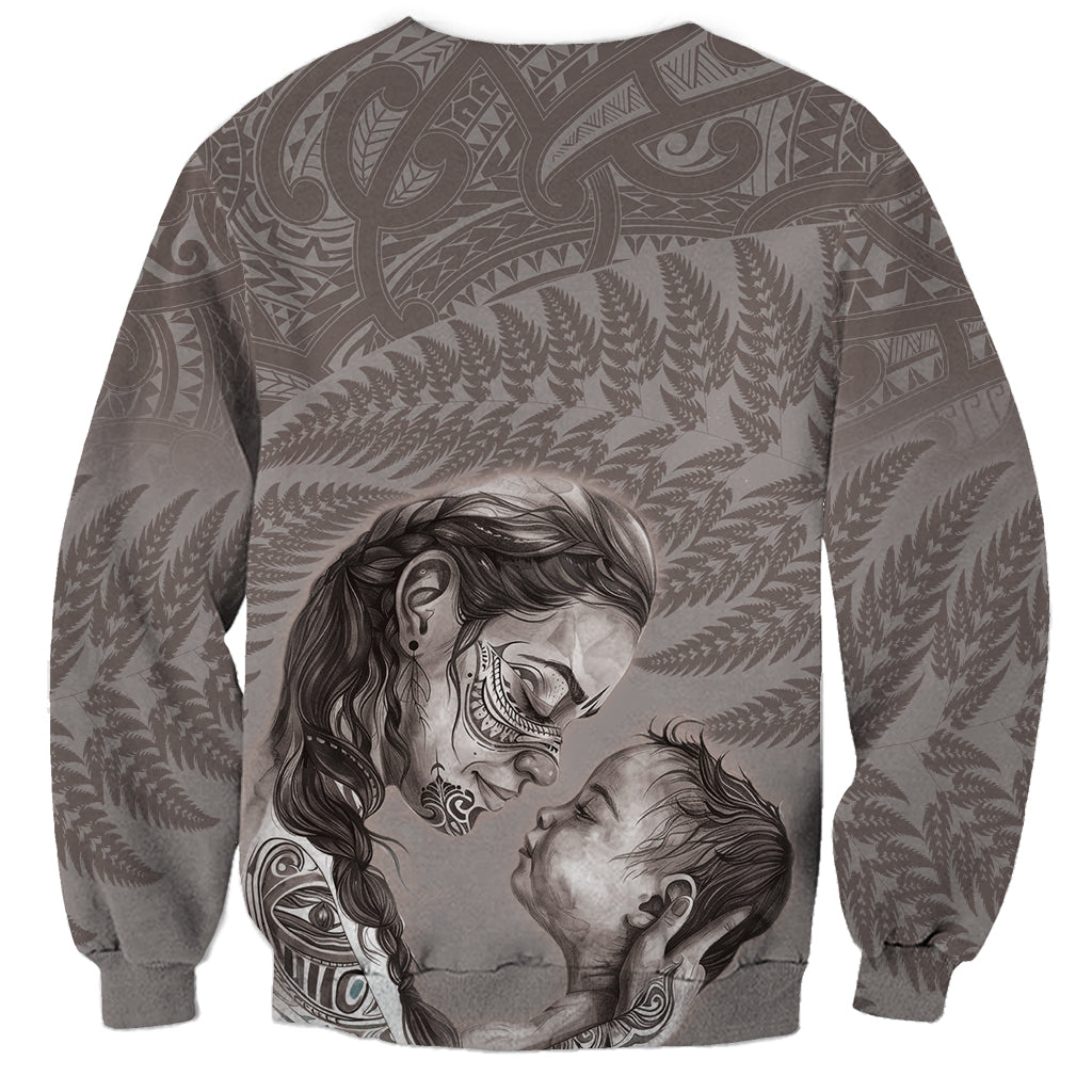 New Zealand Mother's Day Sweatshirt Maori Mo Toku Mama Silver Fern
