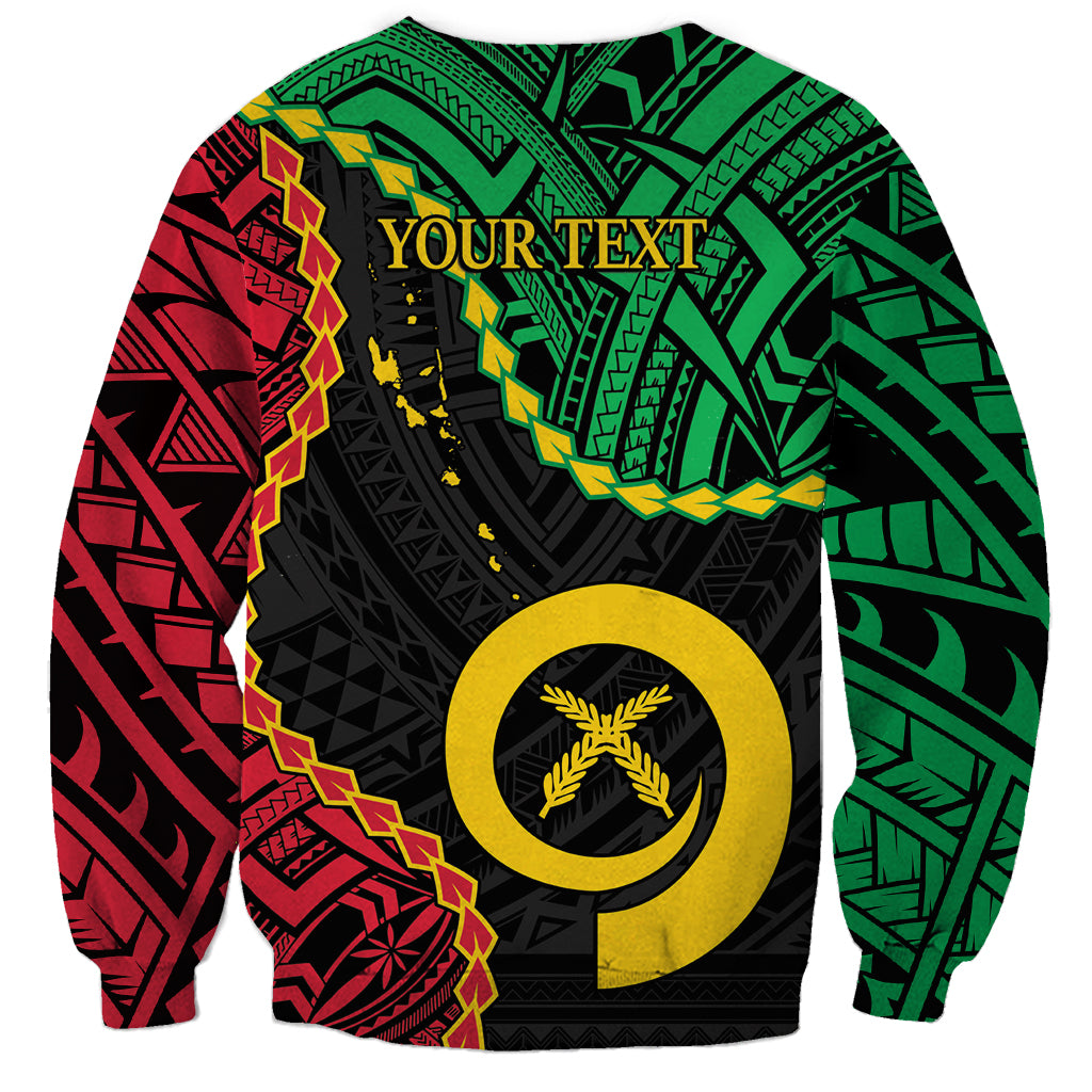Personalised Vanuatu 44th Anniversary Sweatshirt Tugeta Yumi Selebretem Indipendens Dei LT9 - Polynesian Pride