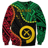 Personalised Vanuatu 44th Anniversary Sweatshirt Tugeta Yumi Selebretem Indipendens Dei LT9 - Polynesian Pride
