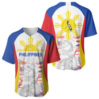 Philippines Flag Day Baseball Jersey Filipino Feather Pattern