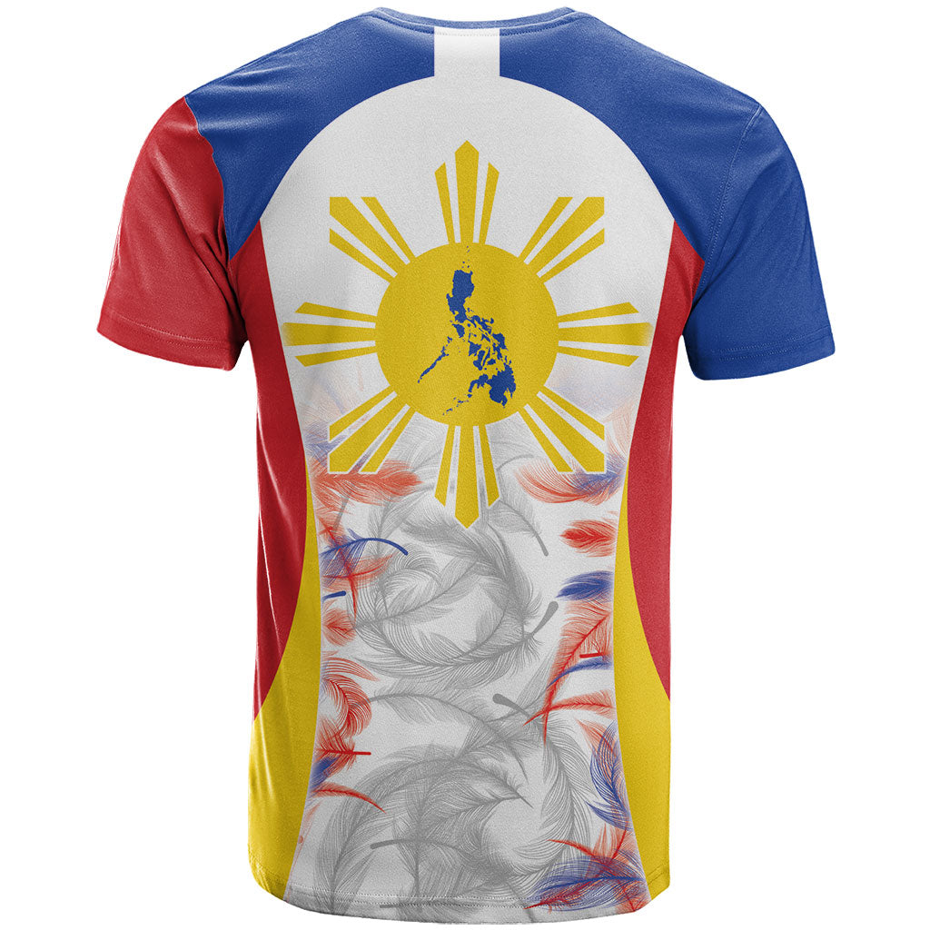 Philippines Flag Day T Shirt Filipino Feather Pattern