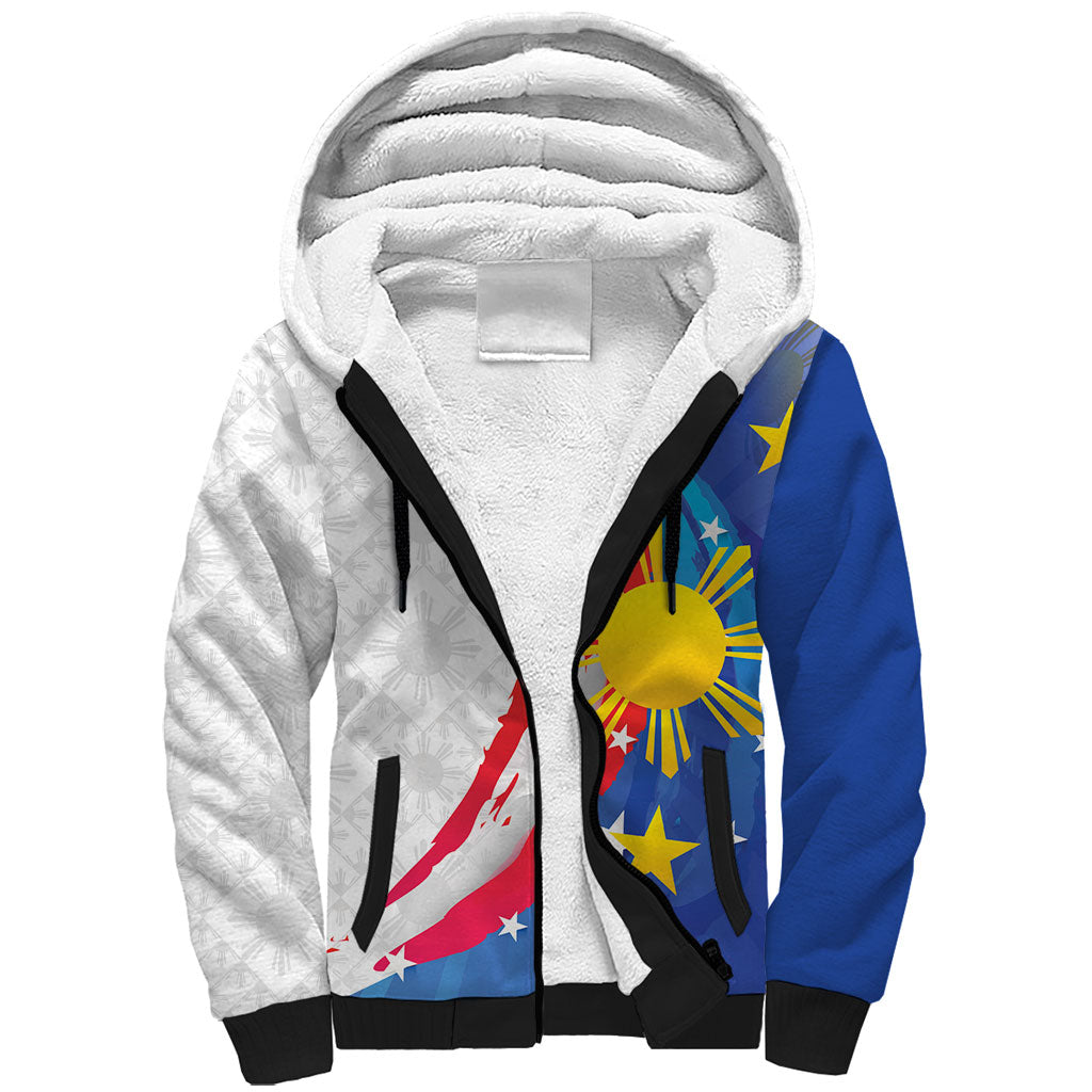 Philippines Flag Day Sherpa Hoodie Filipino Pride Shines Bright On Flag Day