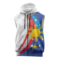 Philippines Flag Day Sleeveless Zip Hoodie Filipino Pride Shines Bright On Flag Day LT9 White - Polynesian Pride
