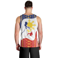 Philippines Flag Day Men Tank Top Filipino Traditional Igorot Tribal Pattern LT9 - Polynesian Pride