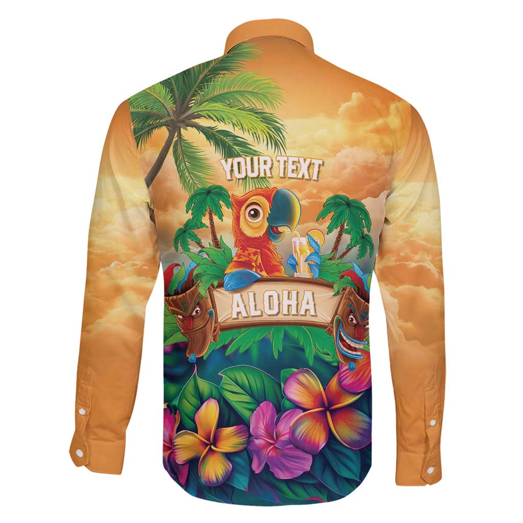 5 Oclock Somewhere Personalized Family Matching Mermaid Dress and Hawaiian Shirt Hawaii Parrots Plumeria Summer Vibe - Polynesian Pride