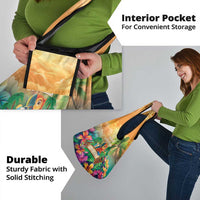 5 Oclock Somewhere Personalized Grocery Bag Hawaii Parrots Plumeria Summer Vibe - Polynesian Pride