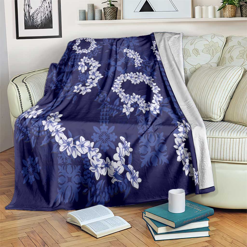 Mokihana Maile and Ilima Leis Blanket Uliuli Hawaiian Tapa Quilt Pattern - Polynesian Pride