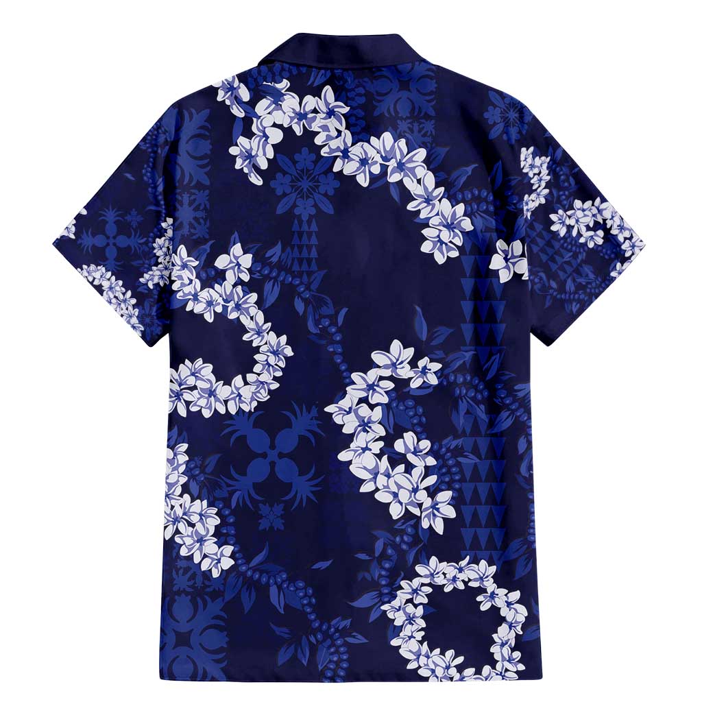 Mokihana Maile and Ilima Leis Family Matching Mermaid Dress and Hawaiian Shirt Uliuli Hawaiian Tapa Quilt Pattern - Polynesian Pride