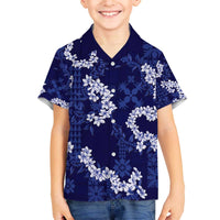 Mokihana Maile and Ilima Leis Family Matching Off The Shoulder Long Sleeve Dress and Hawaiian Shirt Uliuli Hawaiian Tapa Quilt Pattern - Polynesian Pride