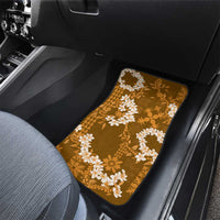 Mokihana Maile and Ilima Leis Car Mats Alani Hawaiian Tapa Quilt Pattern - Polynesian Pride