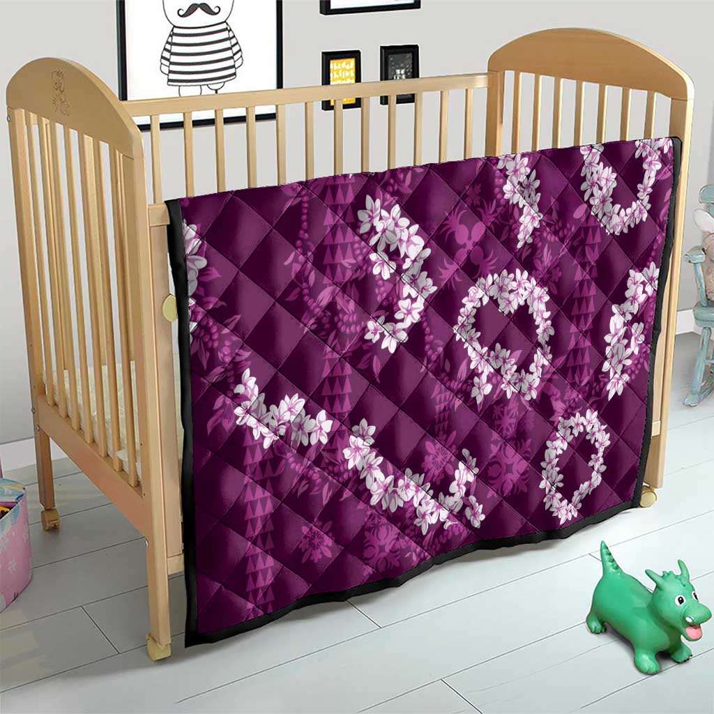 Mokihana Maile and Ilima Leis Quilt Akala Hawaiian Tapa Quilt Pattern - Polynesian Pride