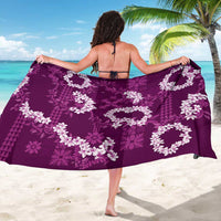 Mokihana Maile and Ilima Leis Sarong Akala Hawaiian Tapa Quilt Pattern - Polynesian Pride