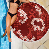 Mokihana Maile and Ilima Leis Beach Blanket Ulaʻula Hawaiian Tapa Quilt Pattern - Polynesian Pride