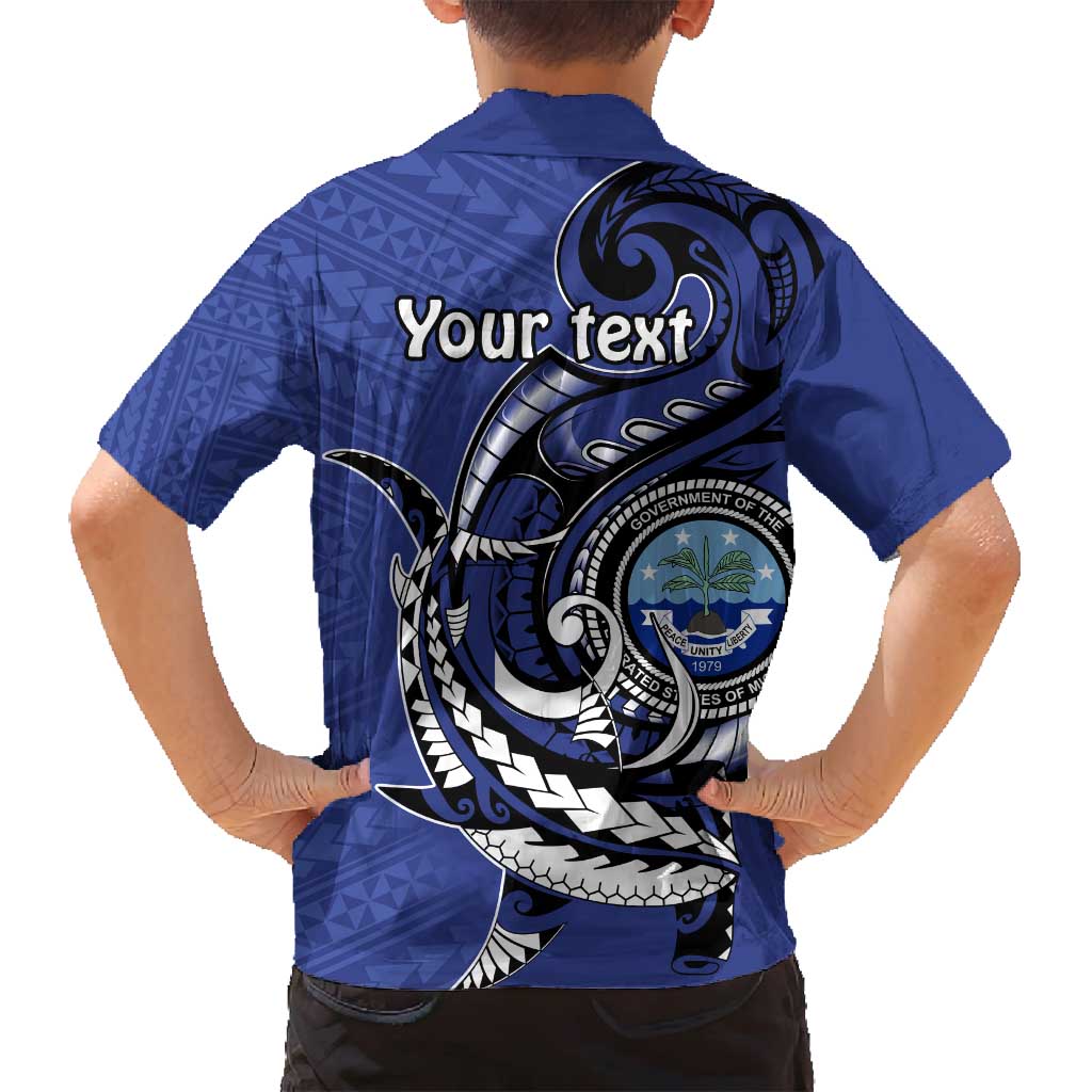 Personalized FSM 1986 Independence Day Family Matching Tank Maxi Dress and Hawaiian Shirt Polynesian Shark Tattoo Style LT9 - Polynesian Pride