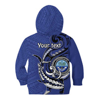 Personalized FSM 1986 Independence Day Kid Hoodie Polynesian Shark Tattoo Style LT9 - Polynesian Pride