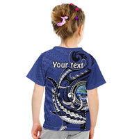 Personalized FSM 1986 Independence Day Kid T Shirt Polynesian Shark Tattoo Style LT9 - Polynesian Pride